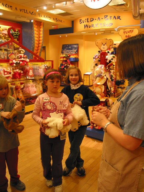 Holly's 8th Birthday Party at "Build a Bear"