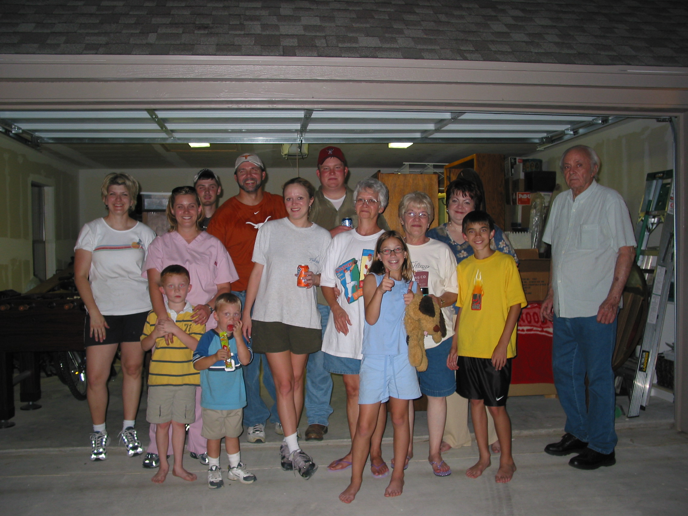 The whole crew. THANKS EVERYONE!