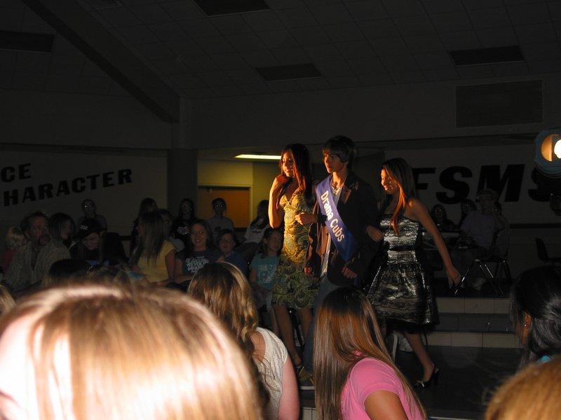 Ace is escorted to the stage