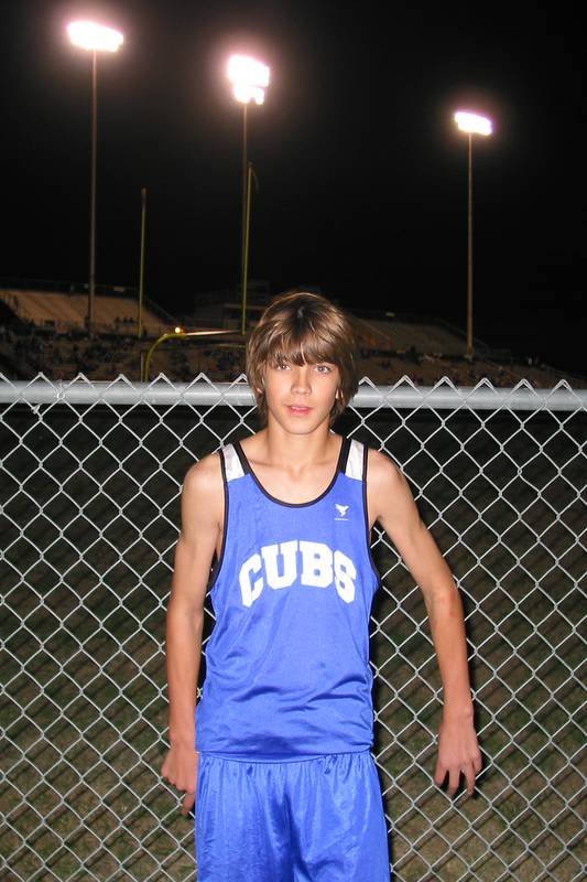 Andrew after running the 800