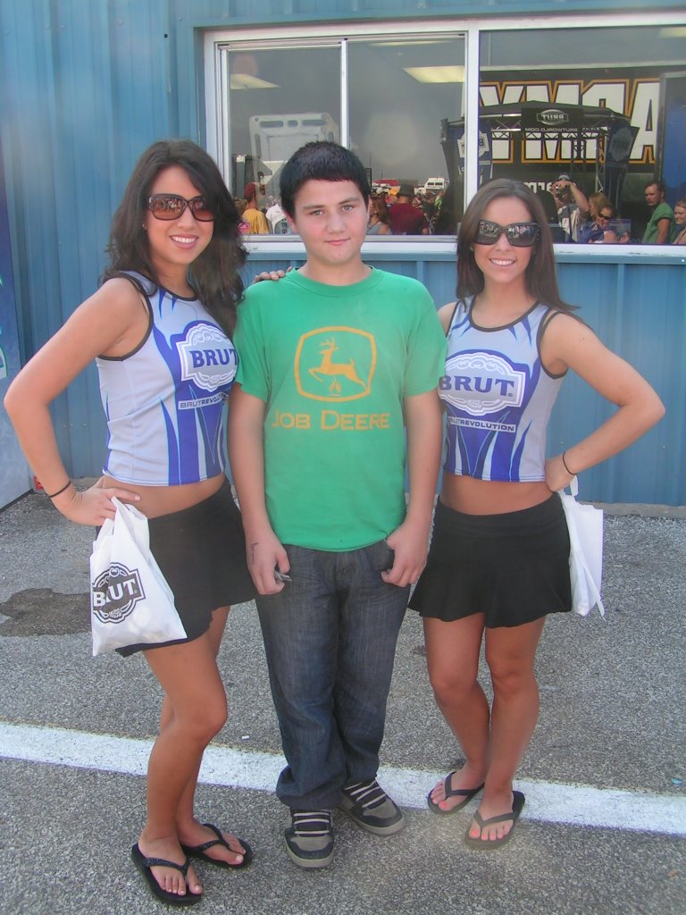Derek with 2 Brut Girls