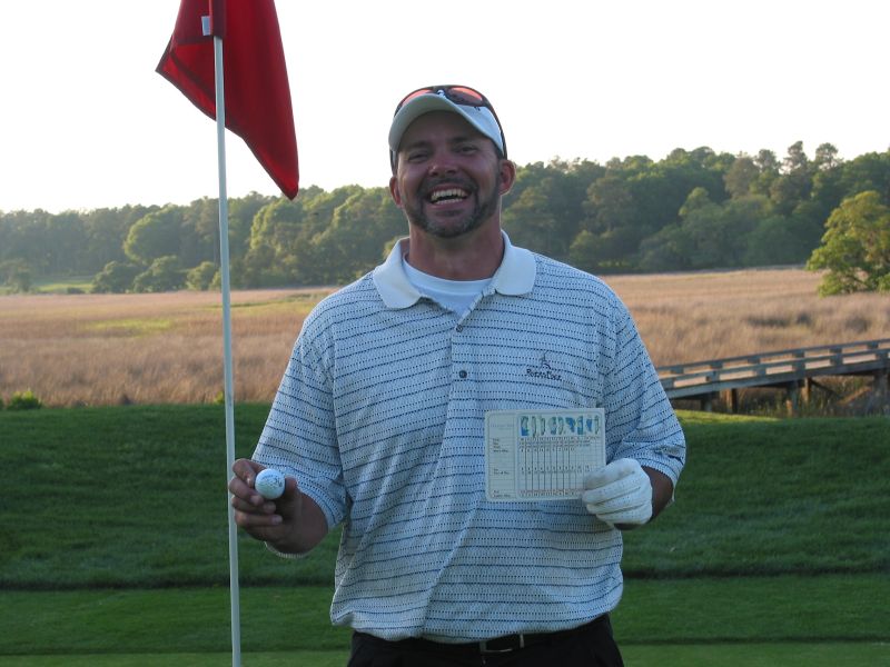 Oyster Bay - Joey 'Monchichi' Ellis is ecstatic after shooting a 78