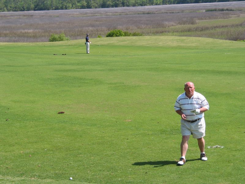 River's Edge - Timmy and Bob on Hole 9