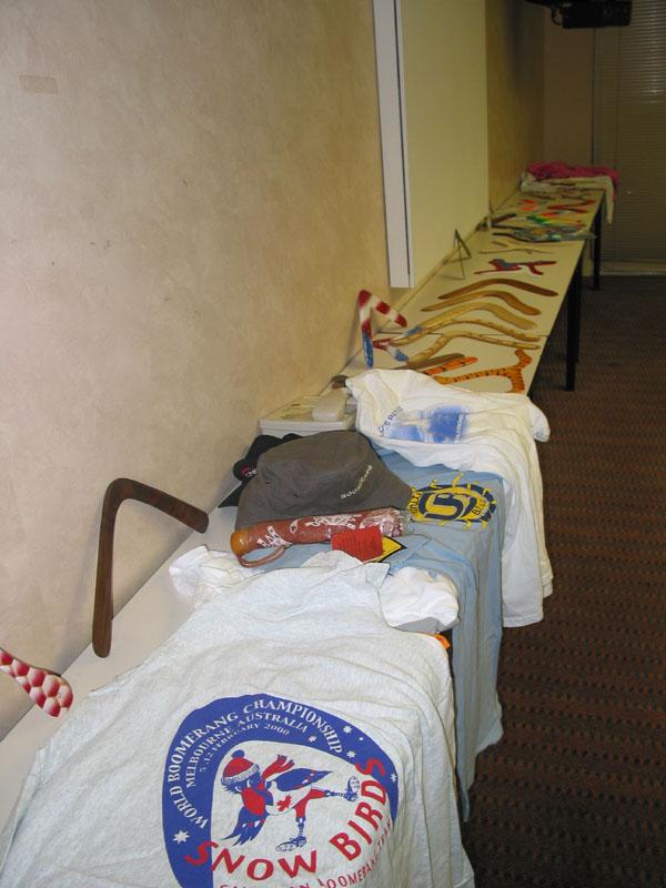 Auction items.