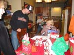 Joey seems impressed by Whitney's gifts