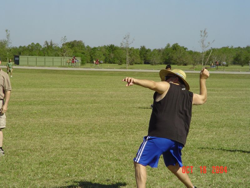 The Cajun in action!