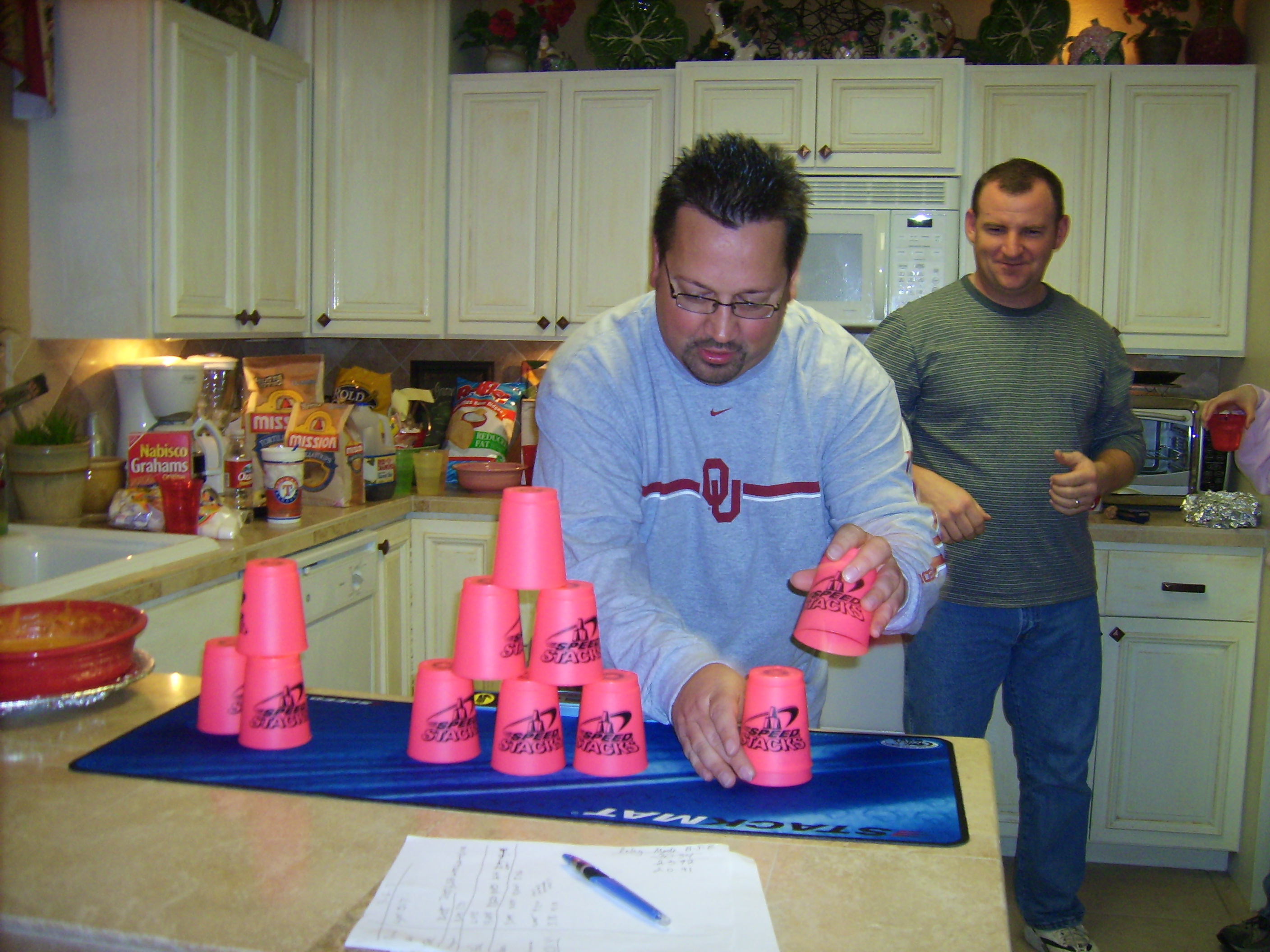 Bruce's turn for the relay team