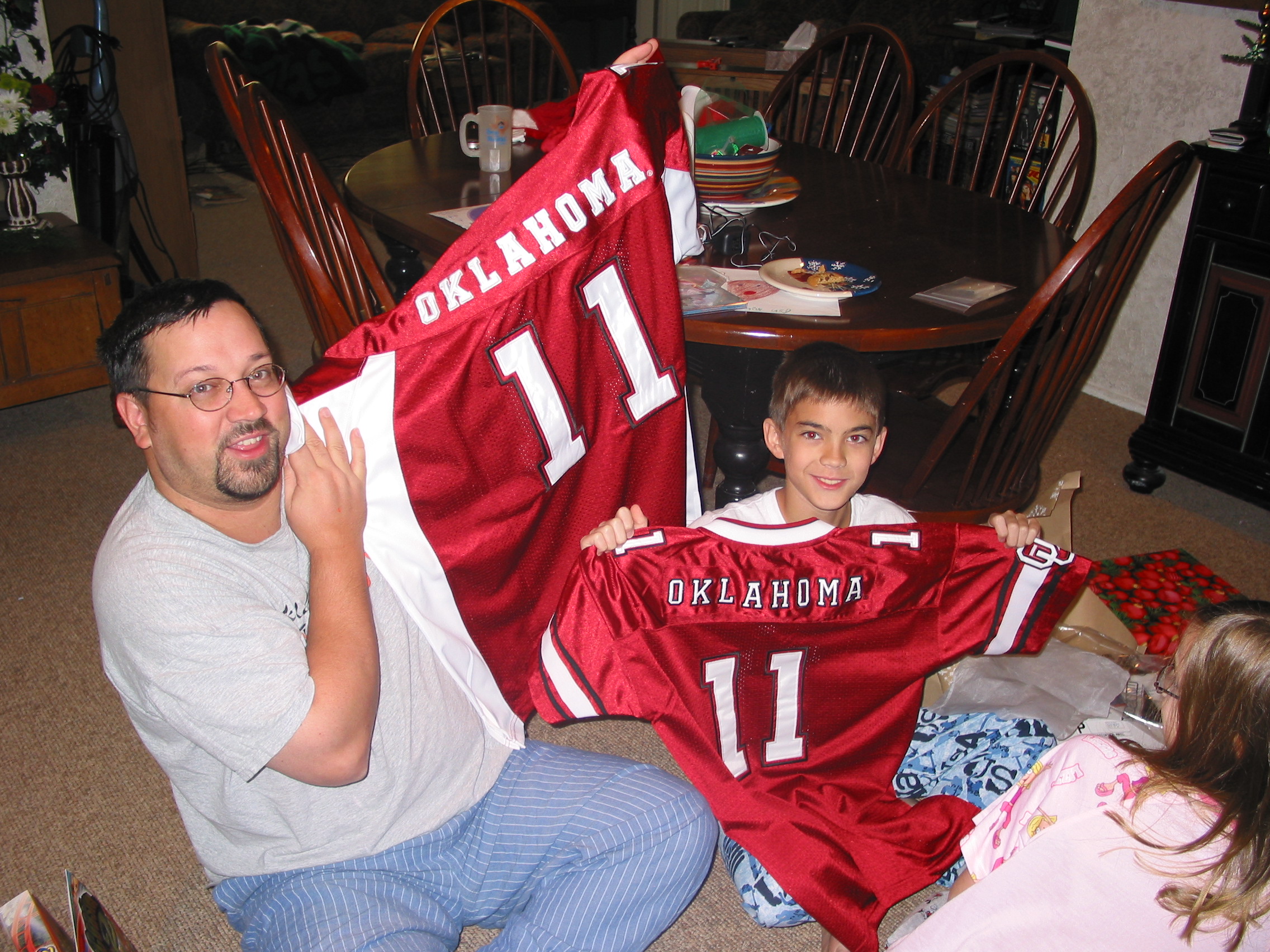 Bruce and Andrew: Twin OU Sooners.
