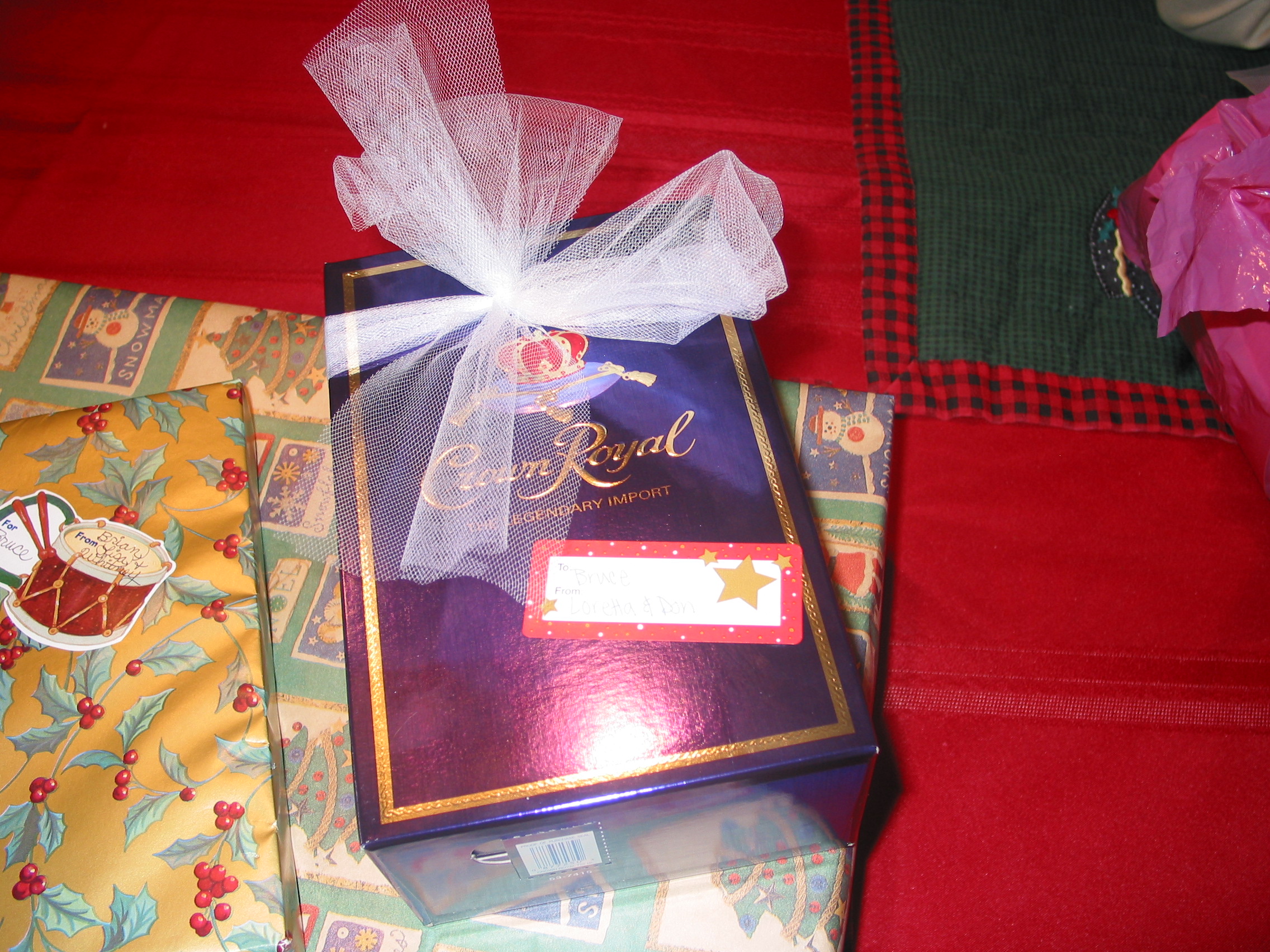 The gift of blended Canadian whiskey.