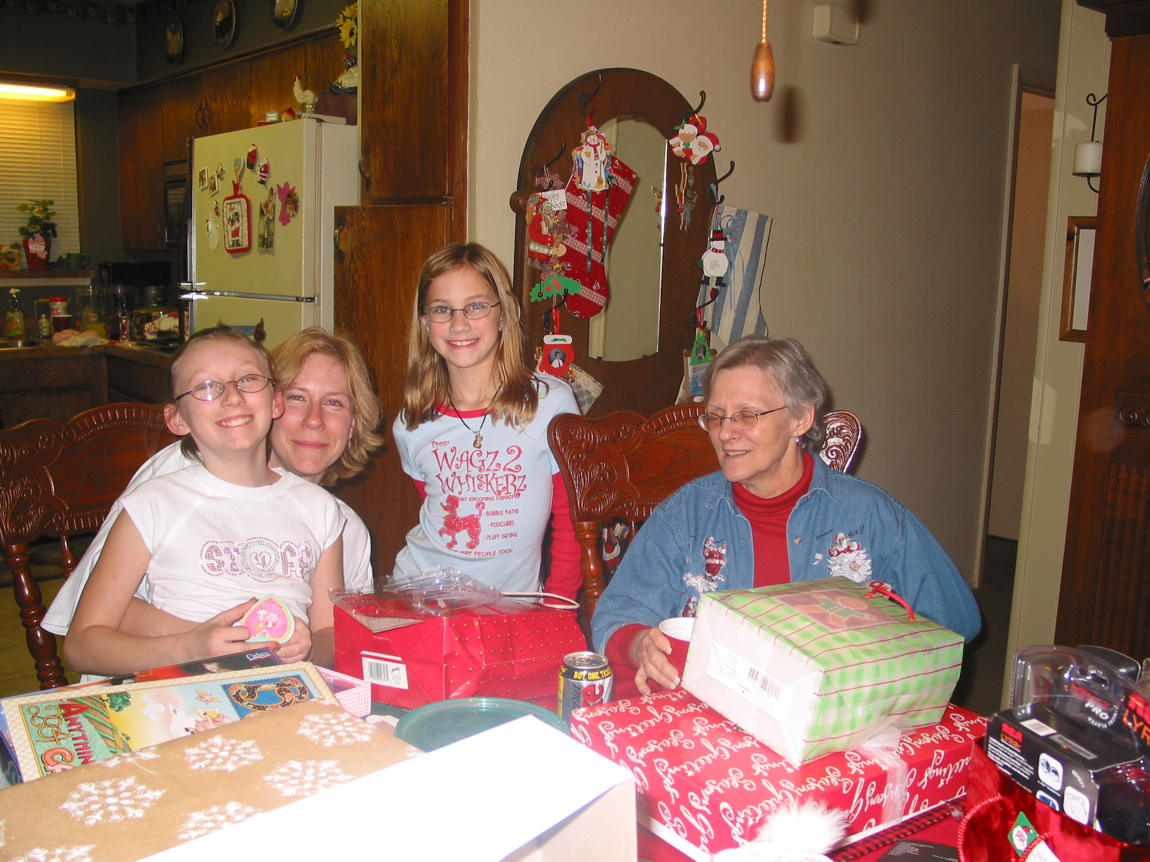 Miranda, Sheila, Holly, and Linda.