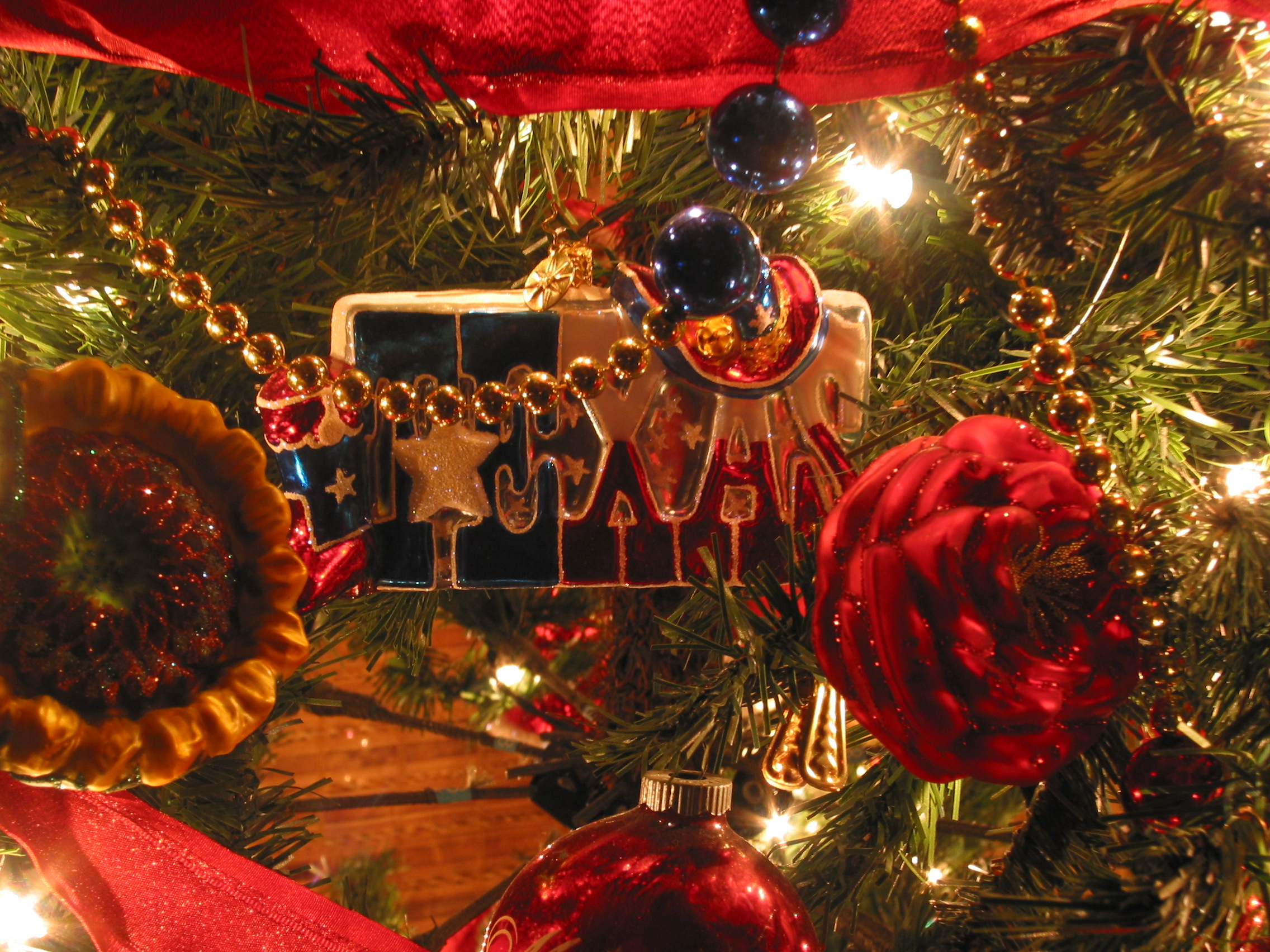Texas Christmas ornament