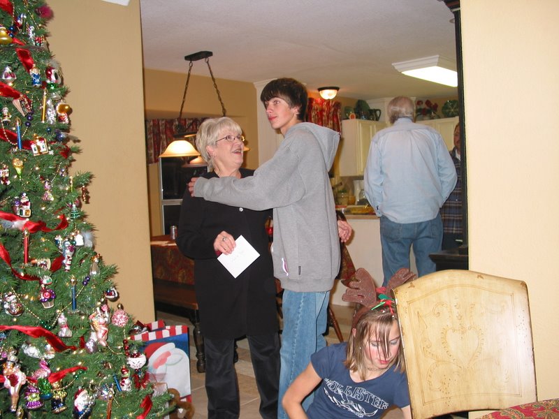 Andrew likes what his Nanny got him