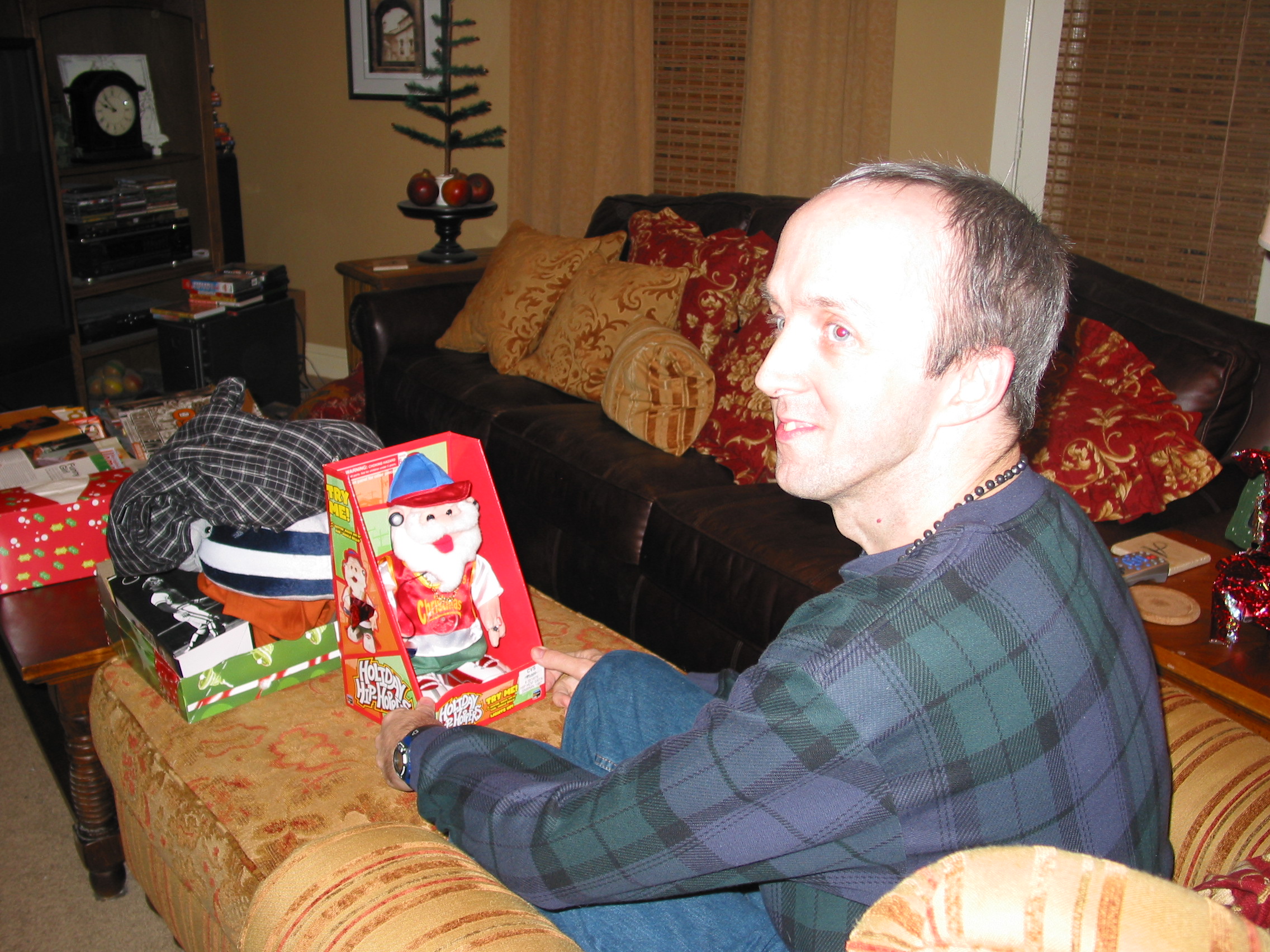 Chris and Rappin' Santa