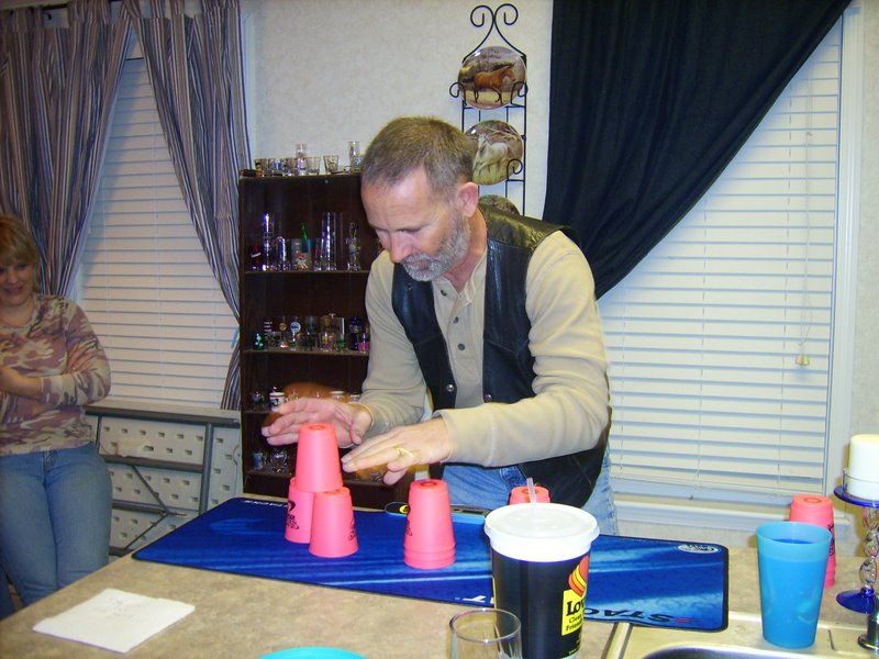 Bobby stacking cups