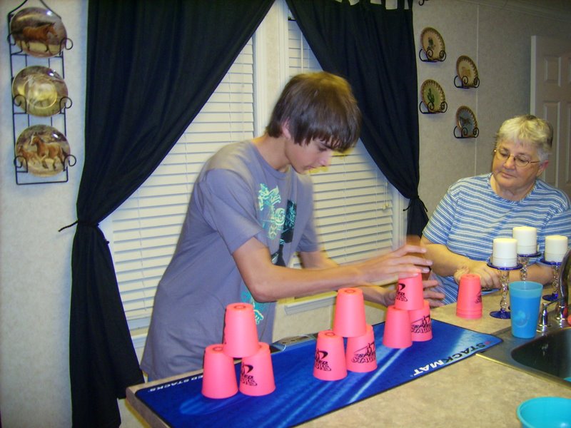 Andrew stacking cups