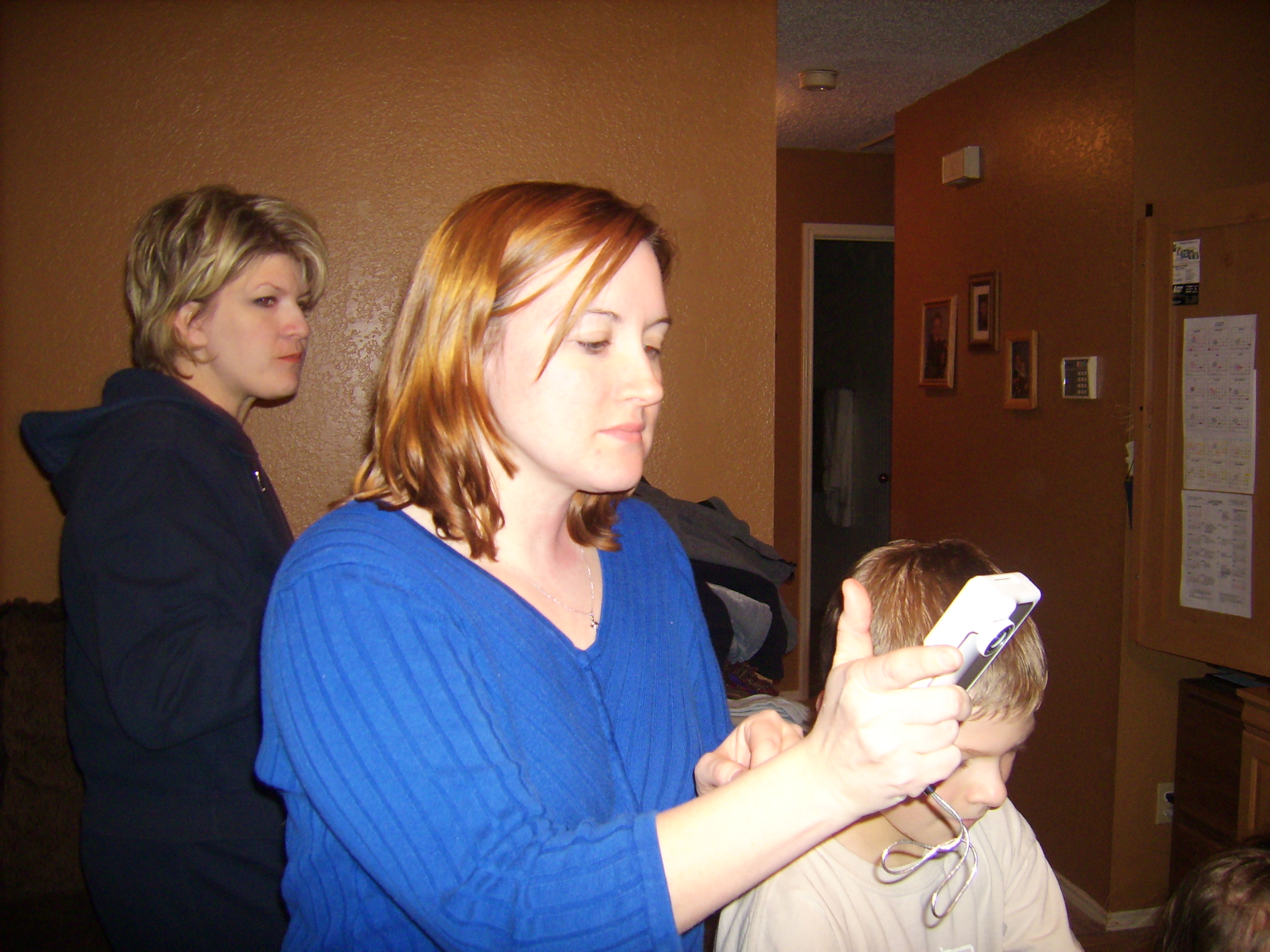 Amanda taking photos