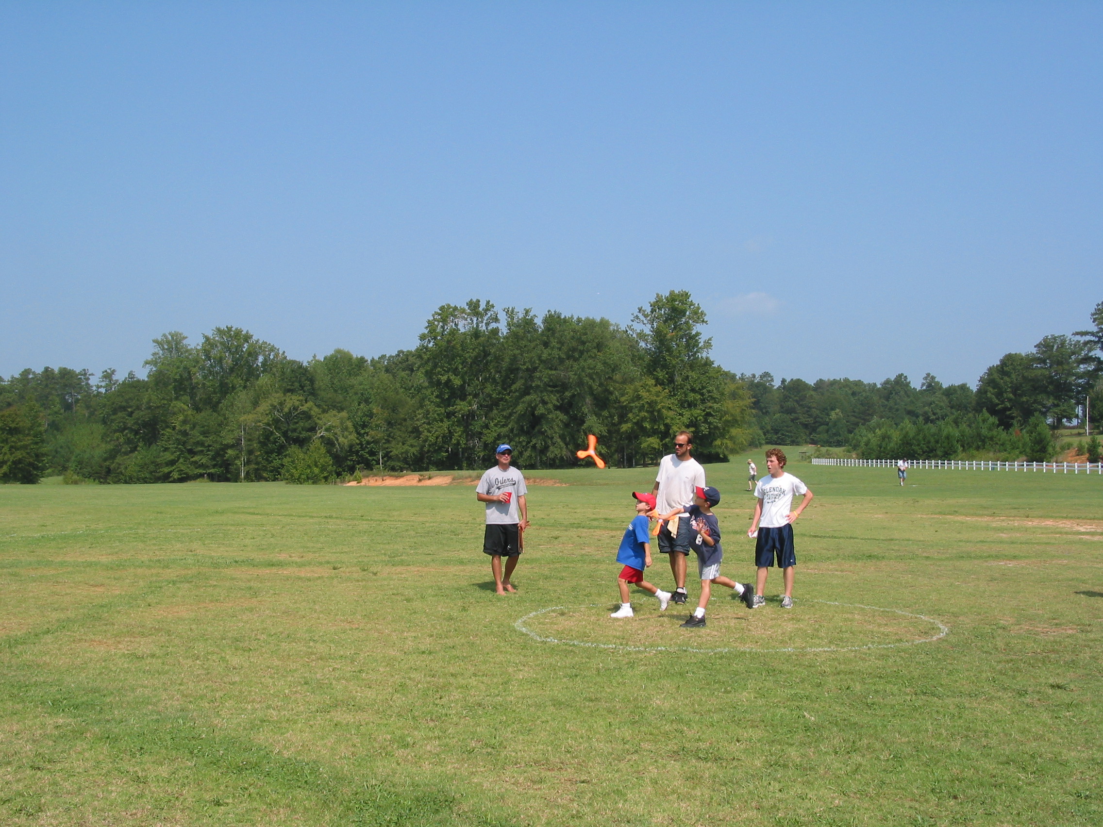 Billy and Logan coach during the event