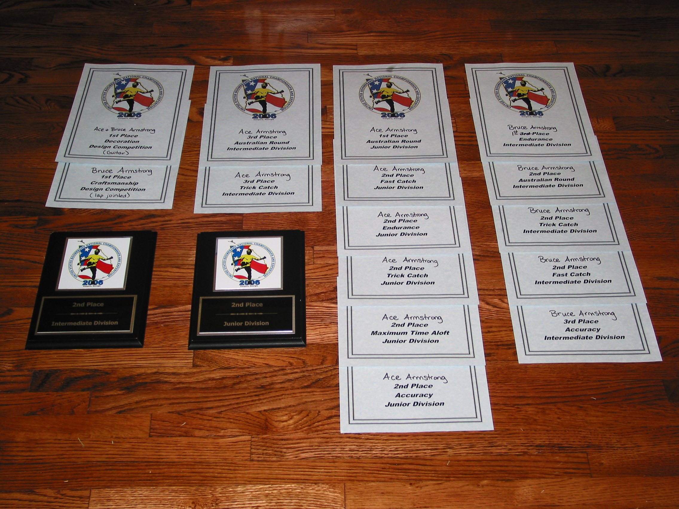 Armstrong Boomerang Awards Expo 2006