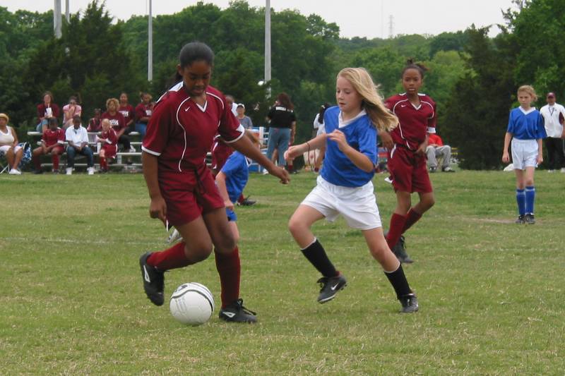 Lexi is about to take this ball away.
