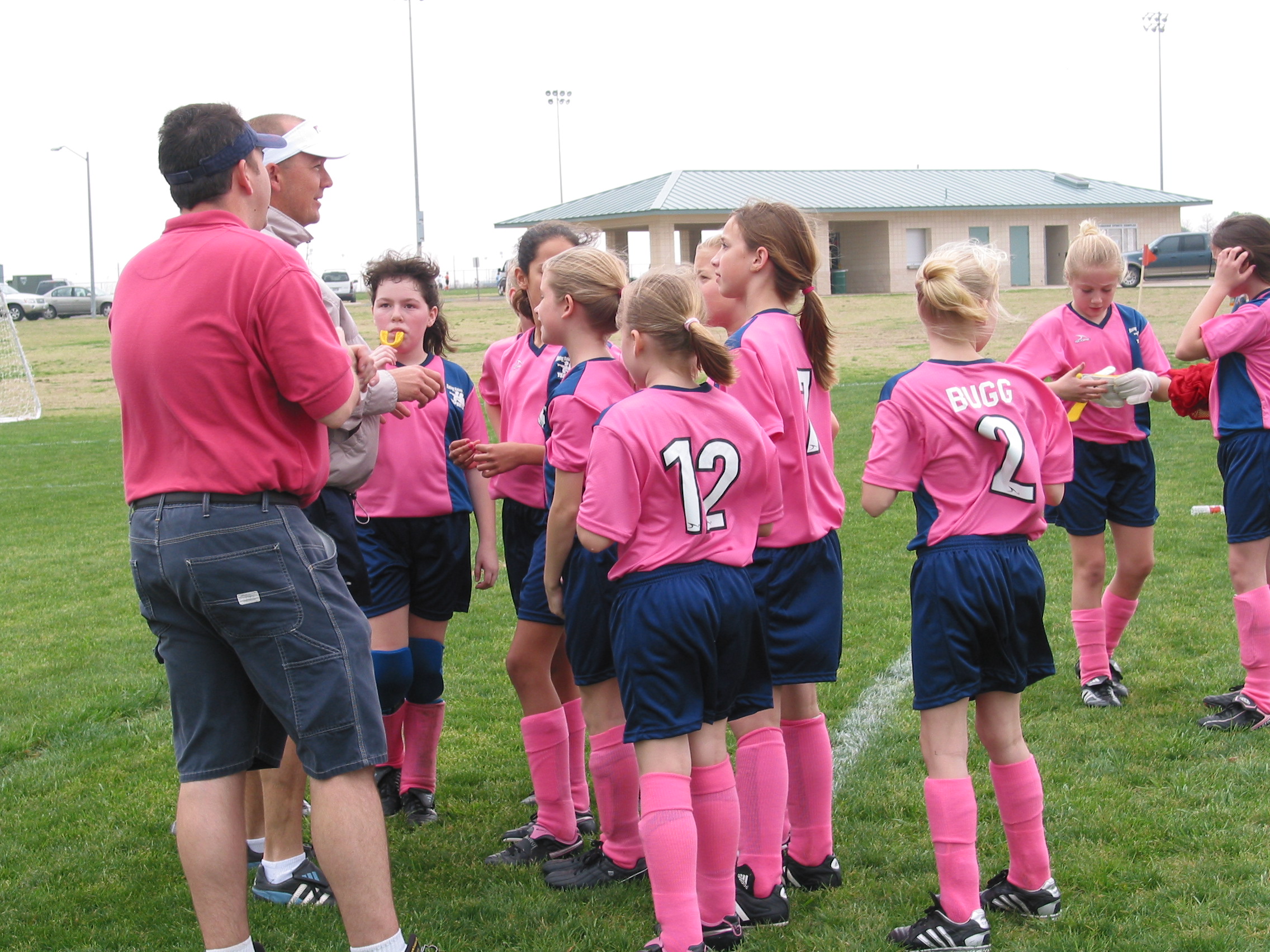 Half-time pep talk