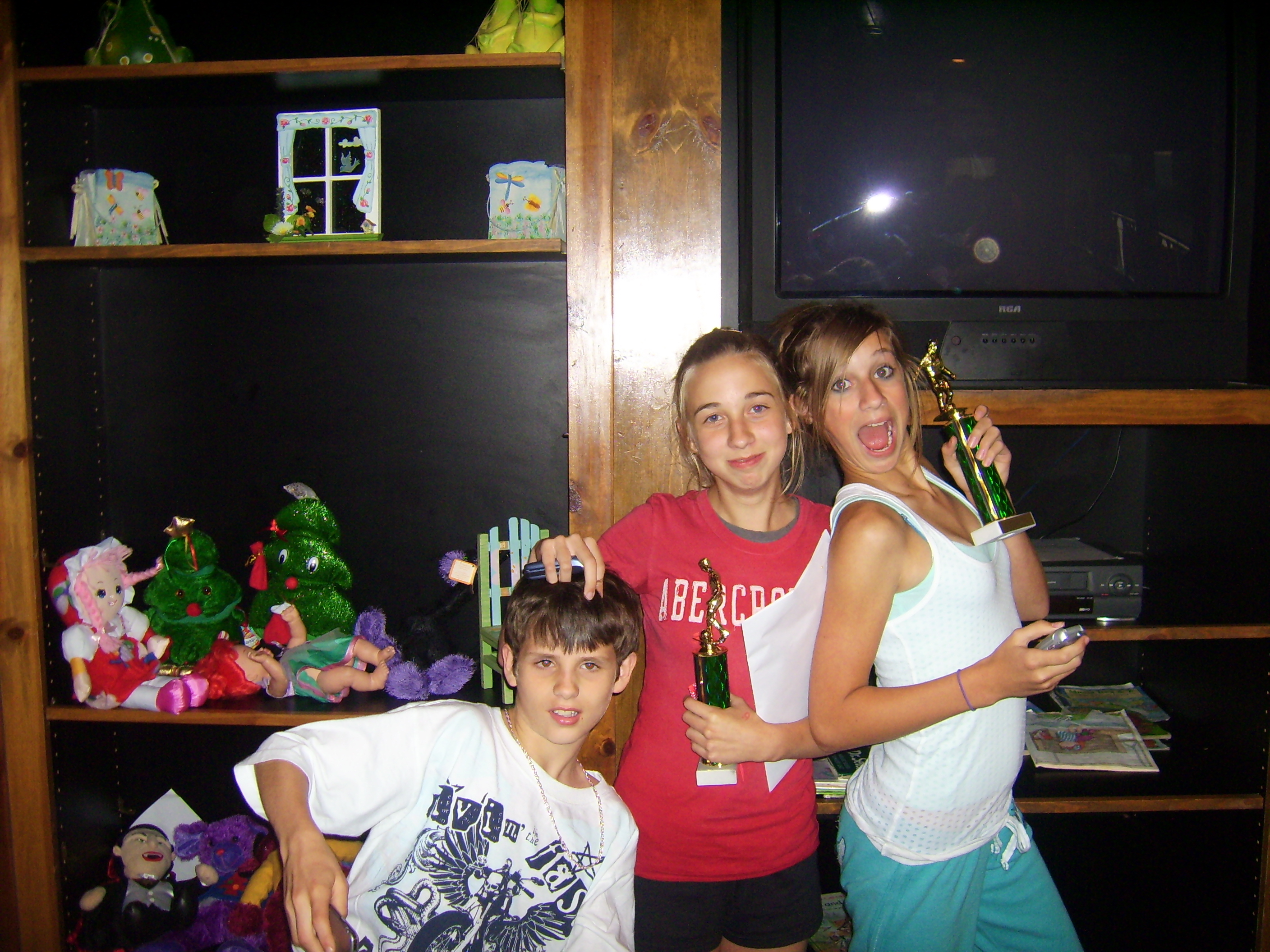 Caleb, Macie, and Holly