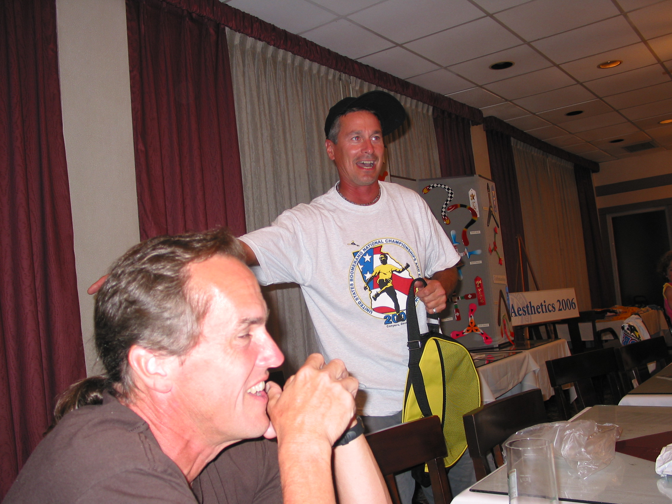 Gregg is about to sell a Bumerangue.com carrying bag
