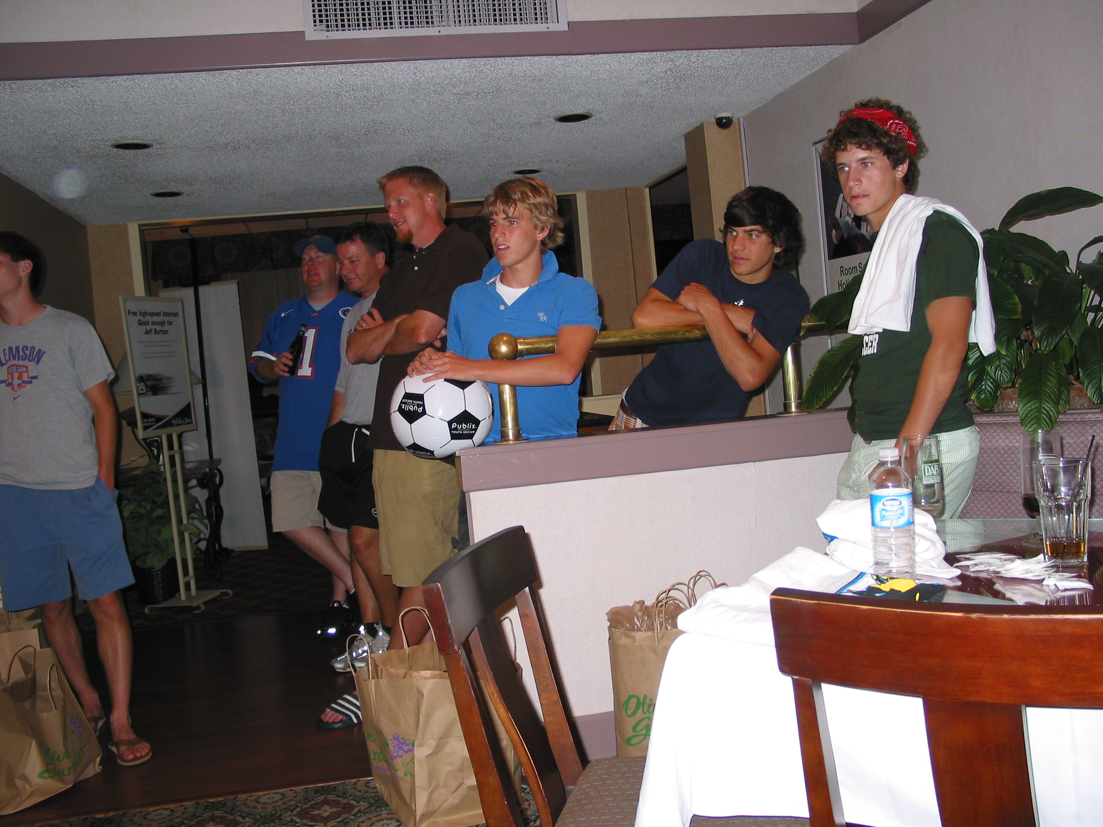 The soccer team is still mesmerized