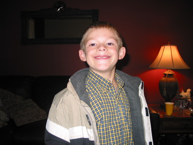 Christopher's famous pose.