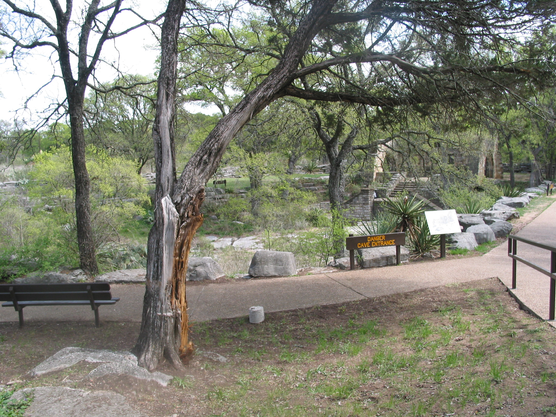 Longhorn Caverns - Danger - Cave Entrance