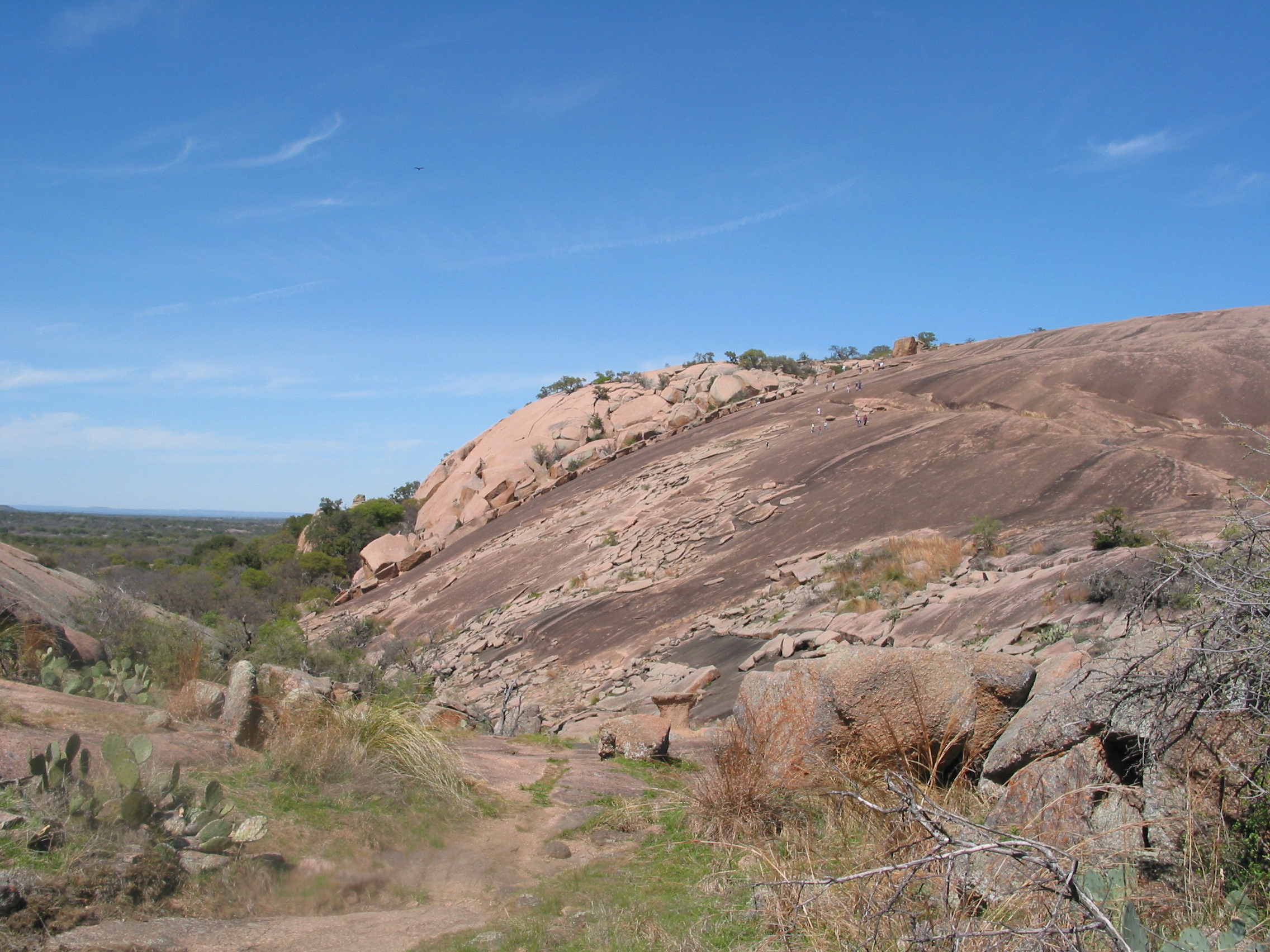 This is about one third of Enchanted Rock