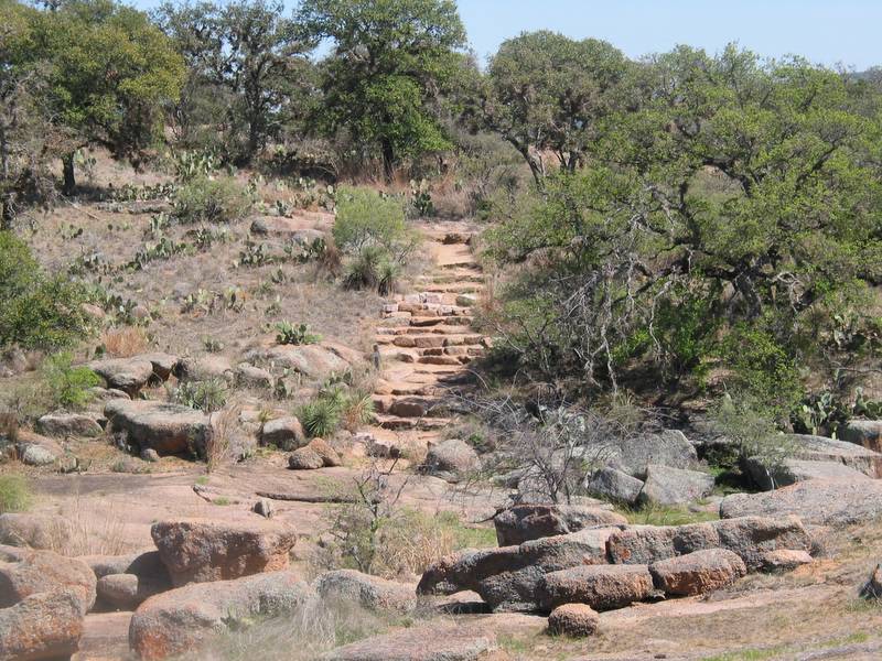 We assume these are man-made steps