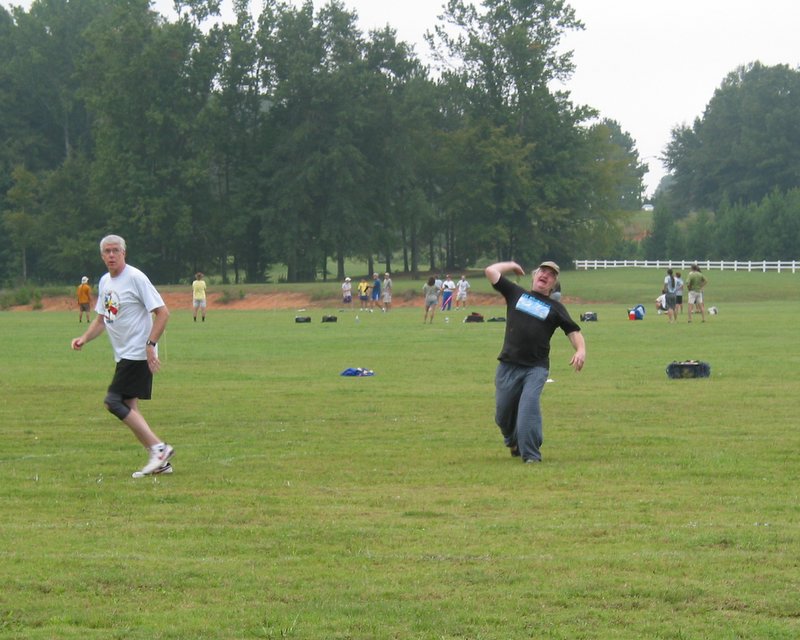 Timothy launches an Accuracy boomerang