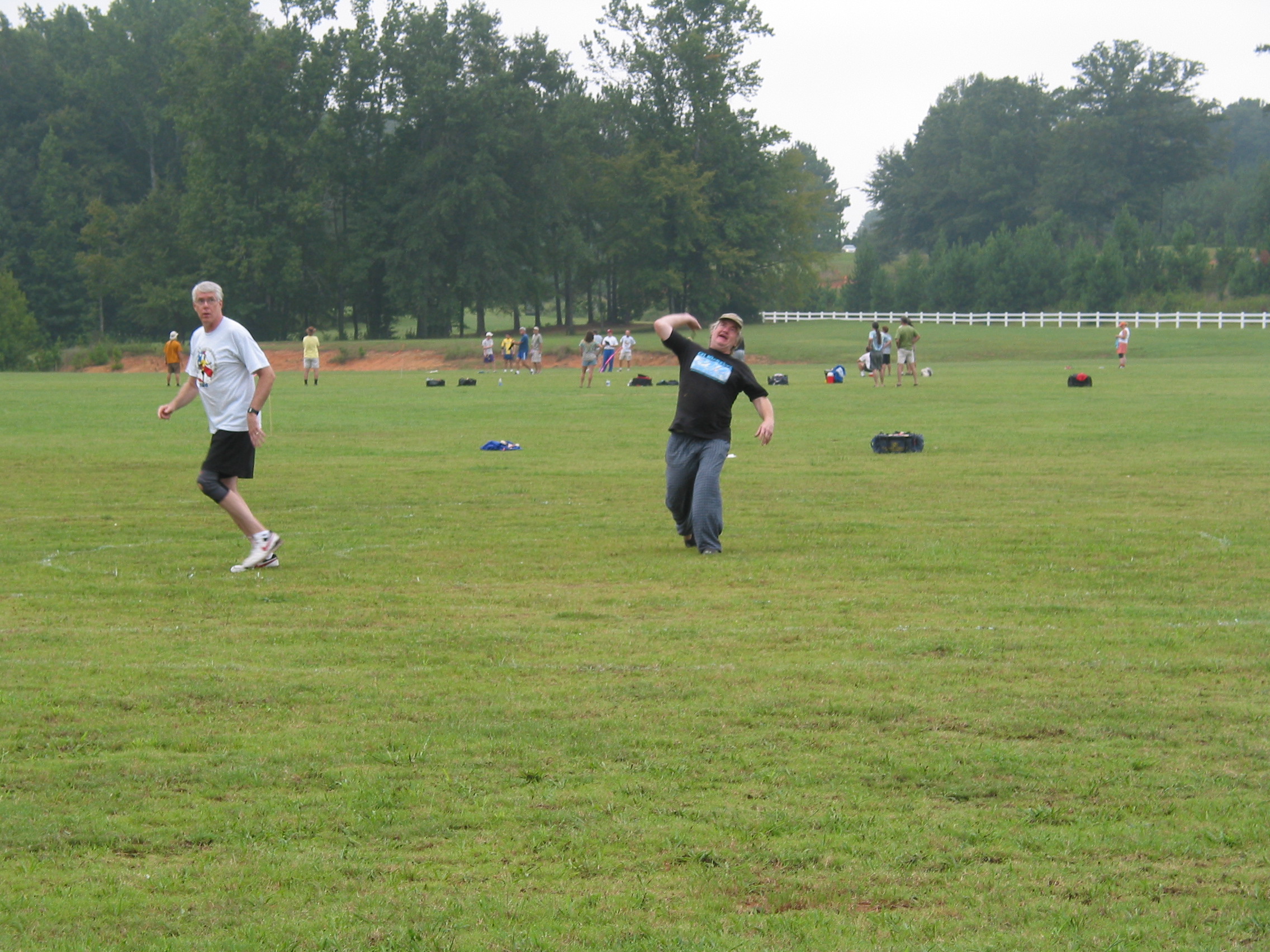 Timothy launches an Accuracy boomerang