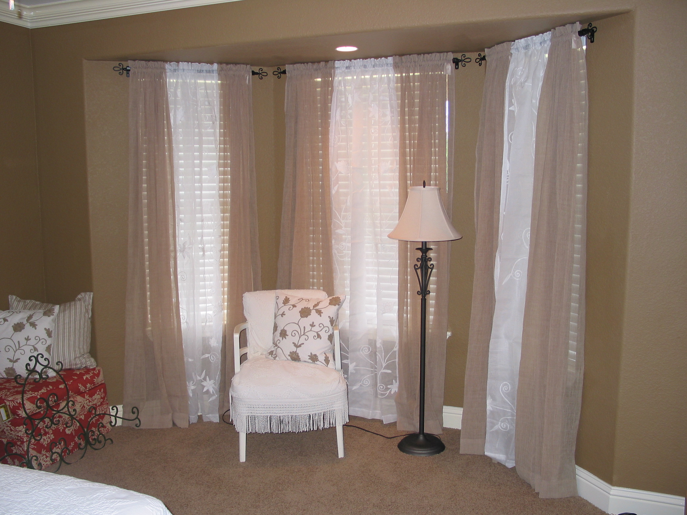 Michelle's reading nook. (Just a little debris still to remove.)