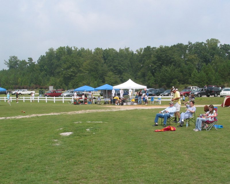 Some spectators enjoying the show