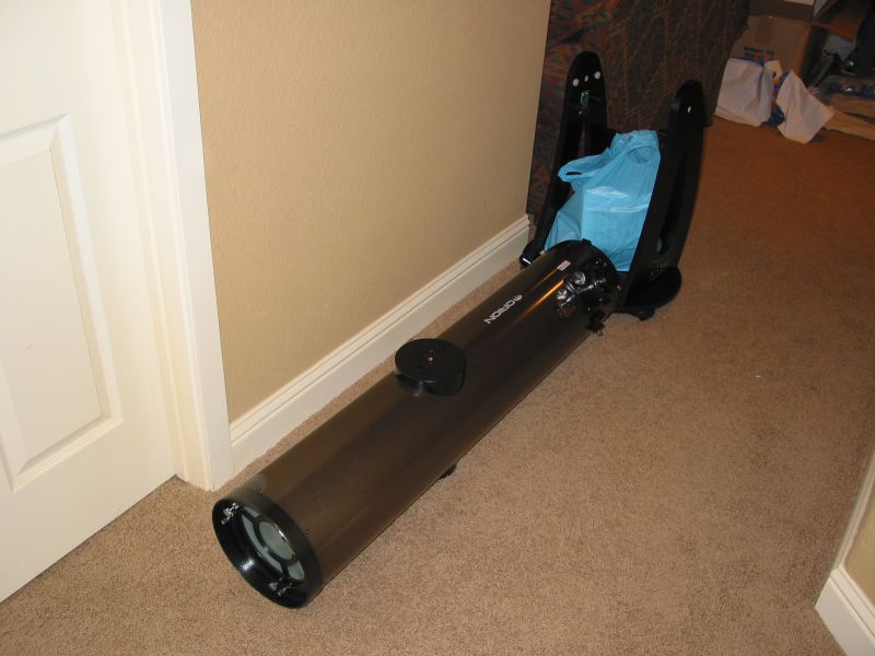 The telescope before assembly.