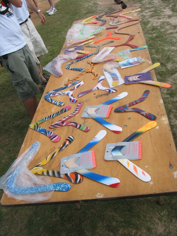The other end of the prize table