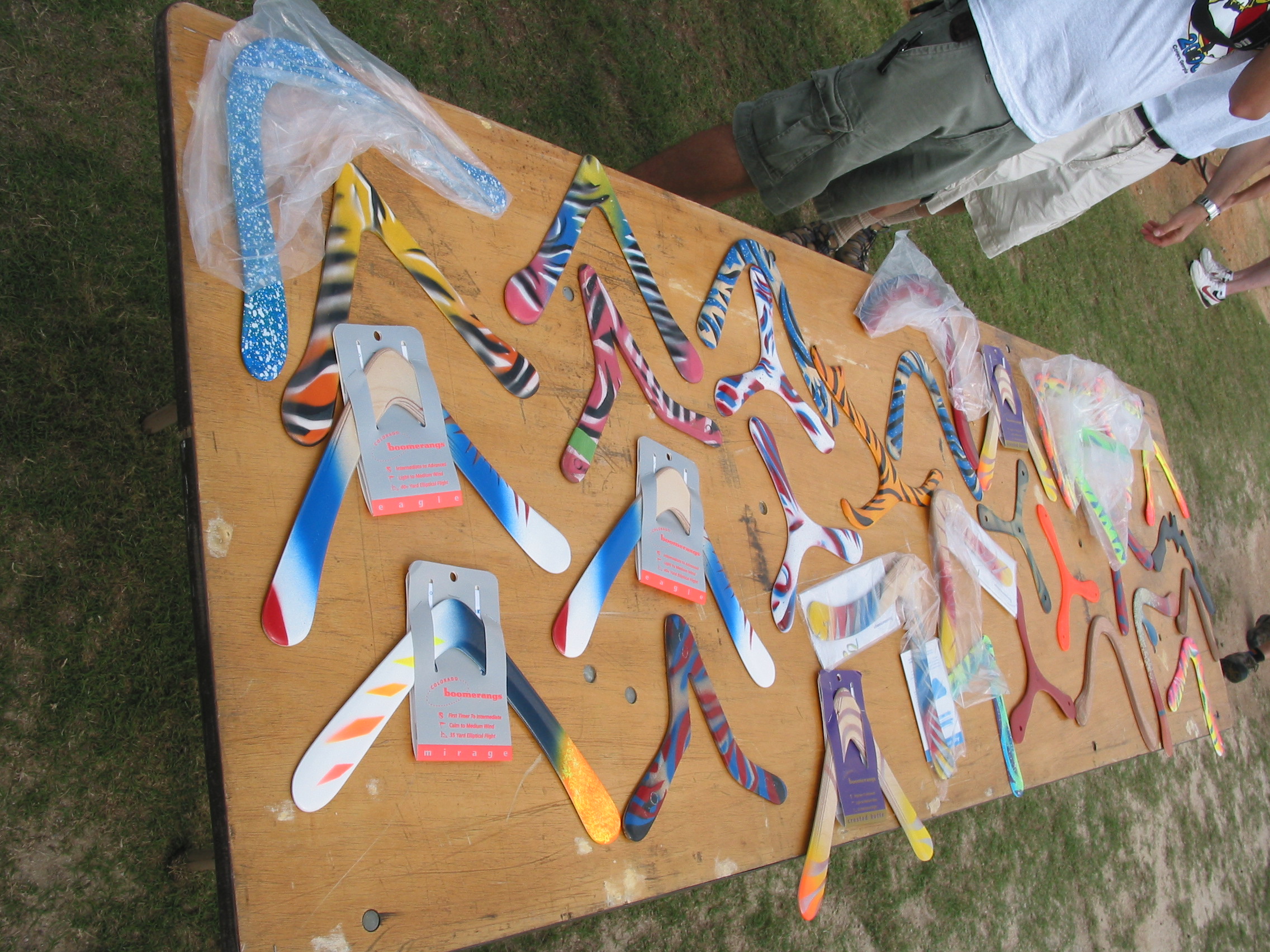 The other end of the prize table