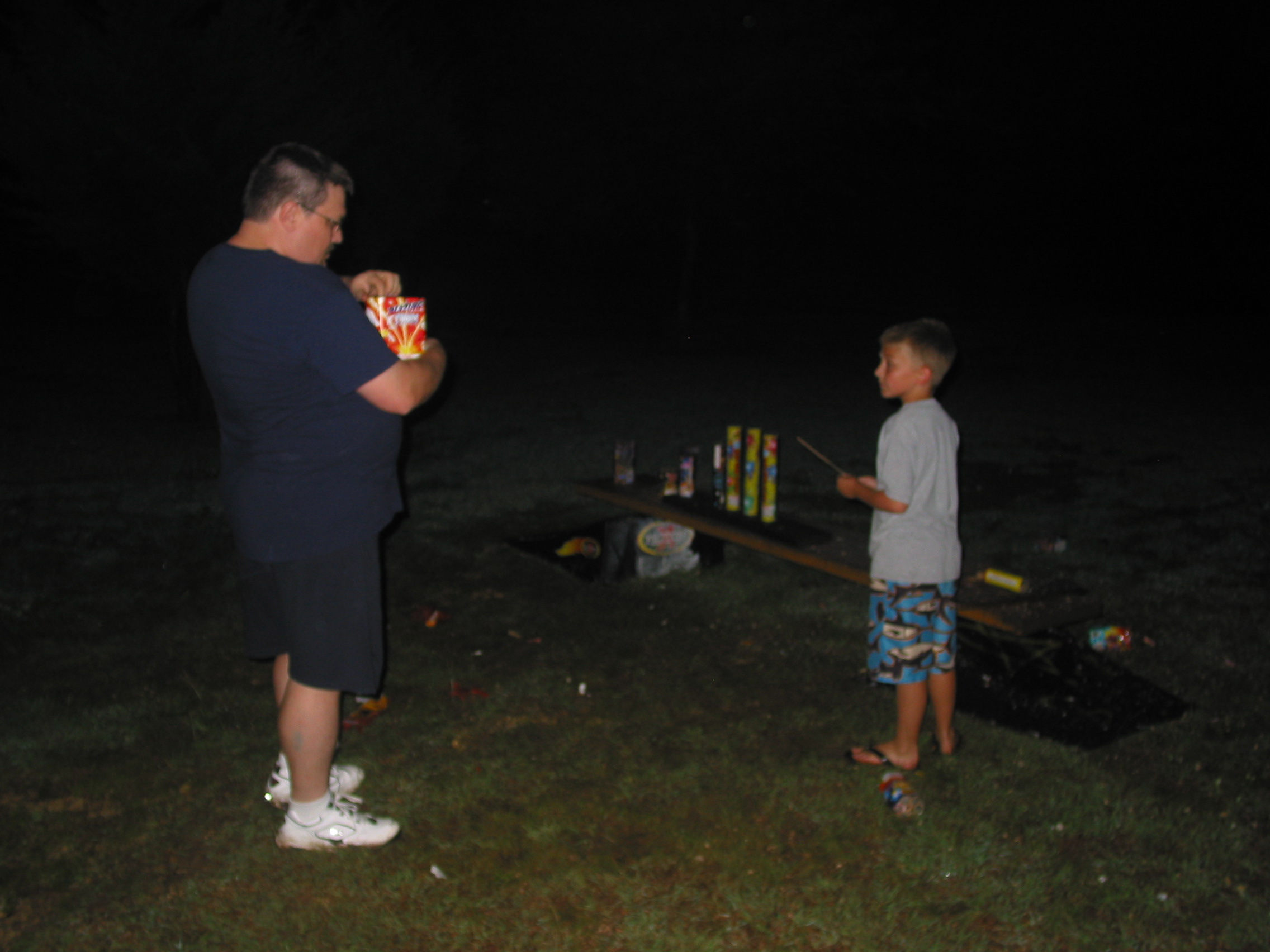 Brian ended up supervising most of the pyrotechnics