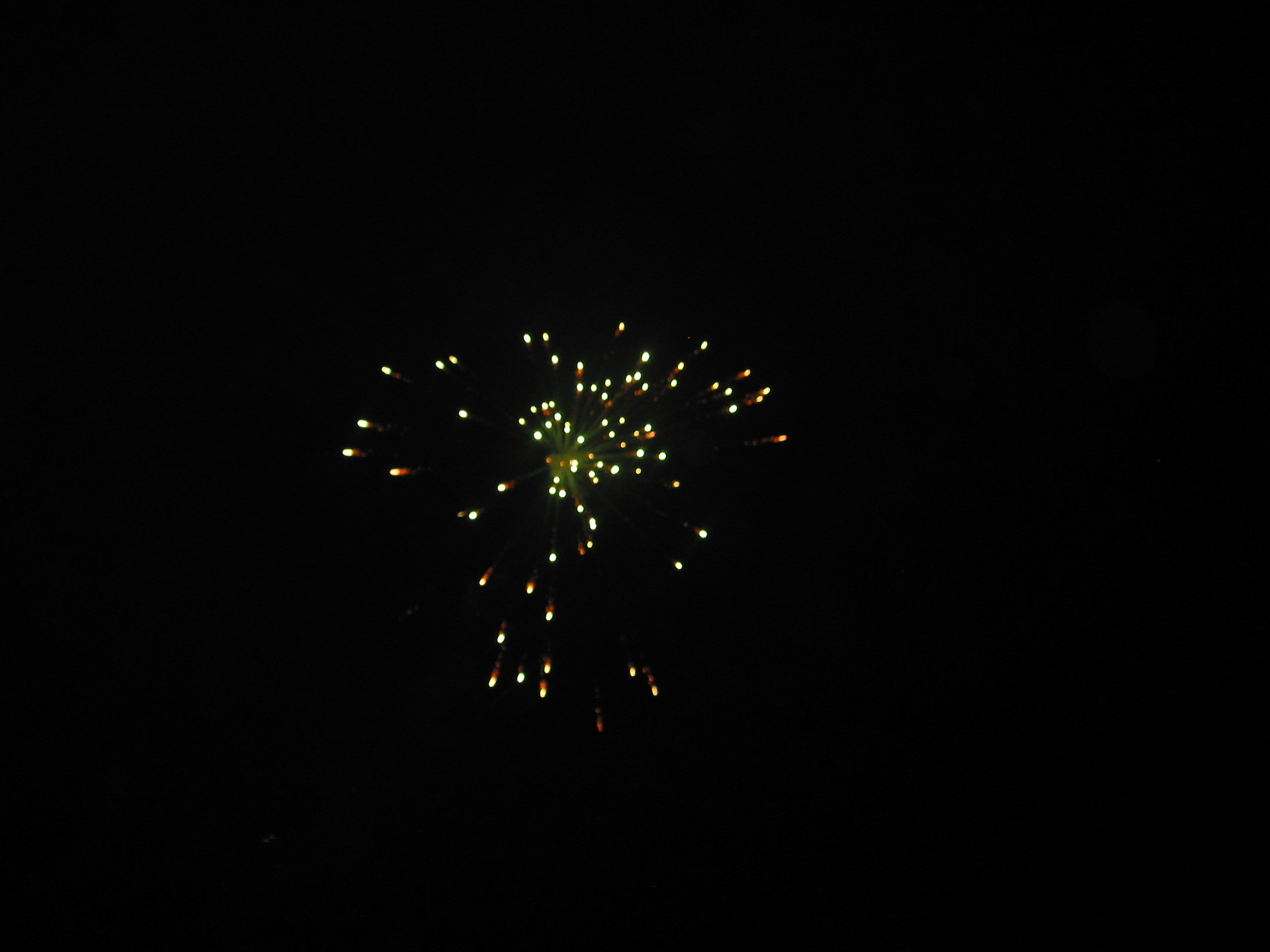 A bomb bursting in air