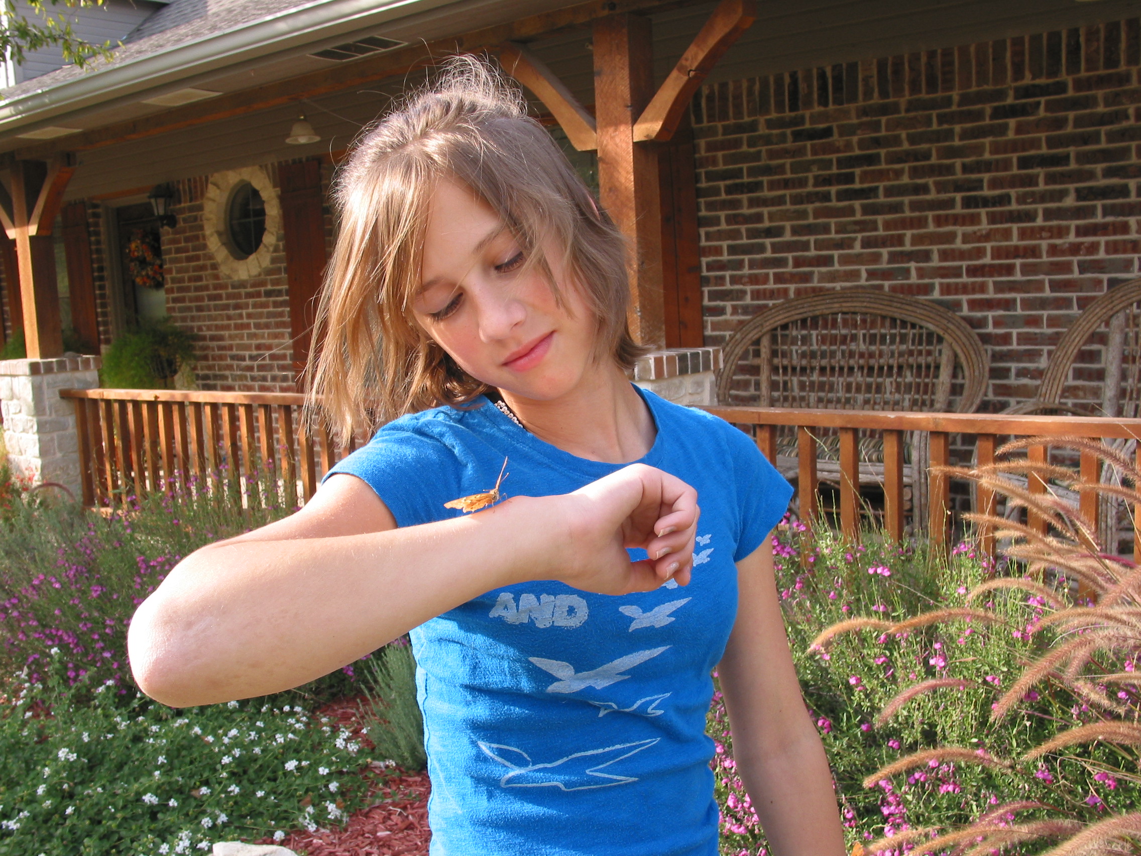 Holly communing with nature