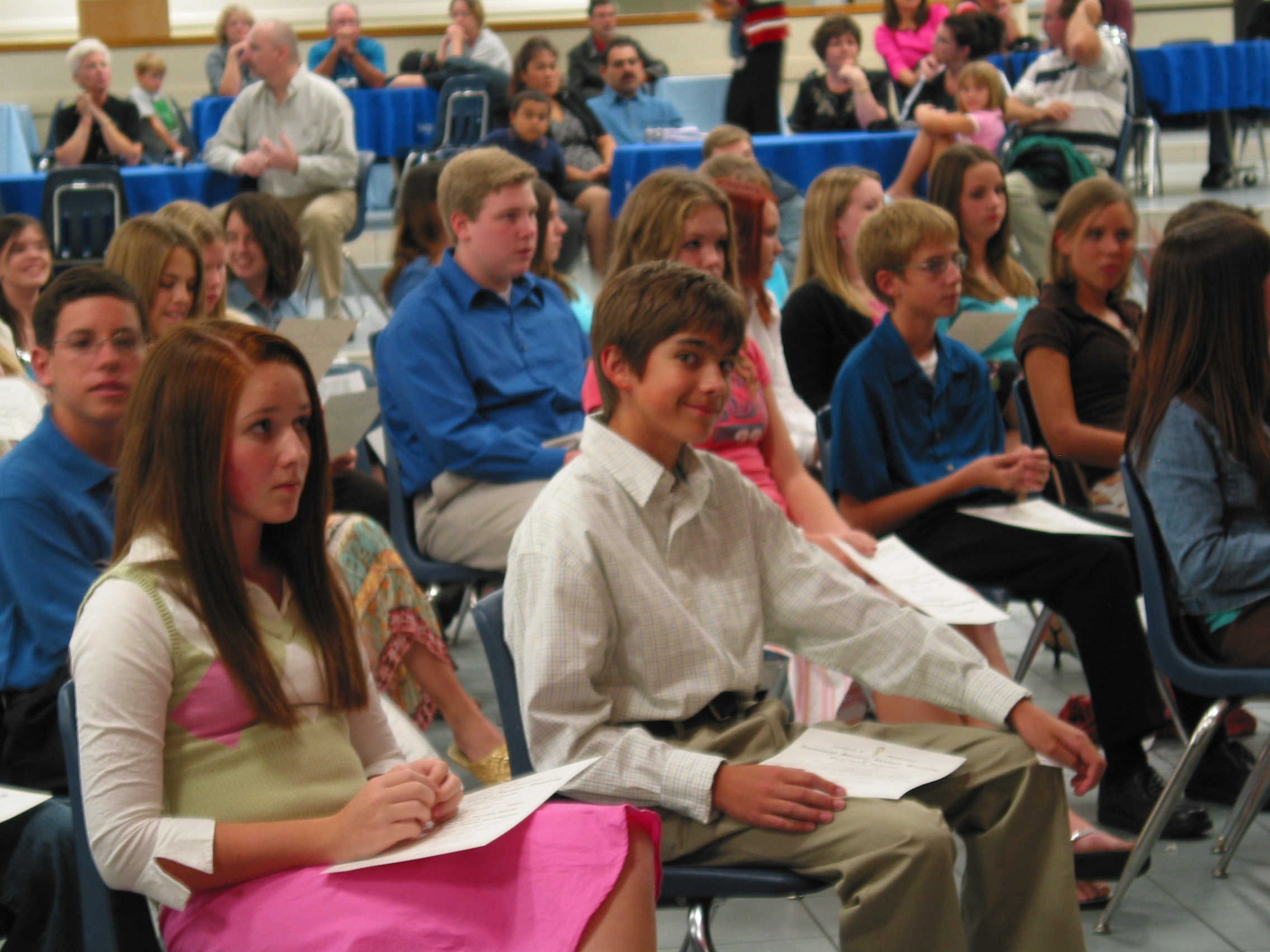 NJHS - Andrew spots the camera man.JPG