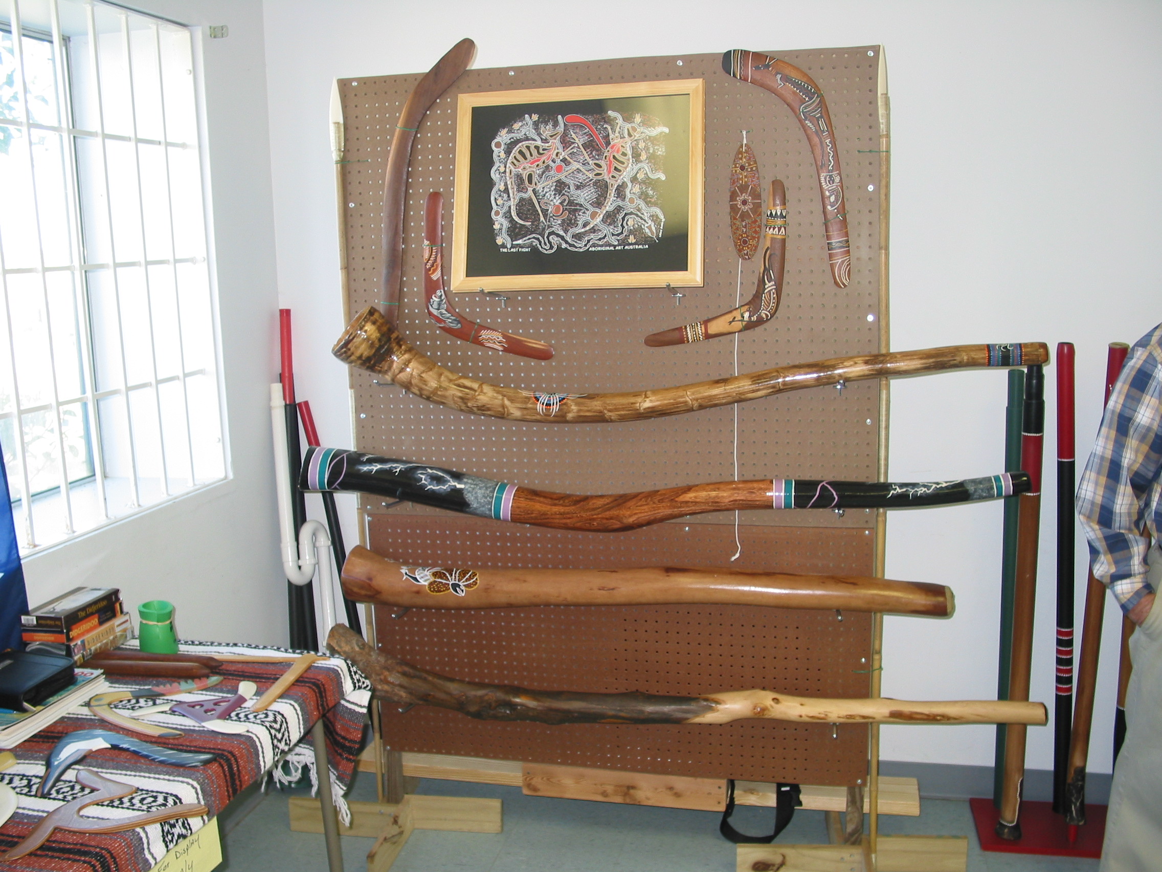 Didjeridu display