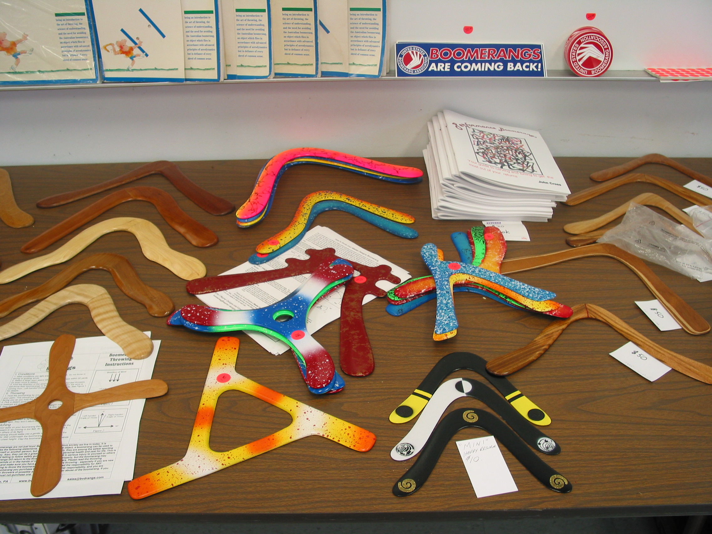 Kendall Davis' Master Designs boomerangs for sale