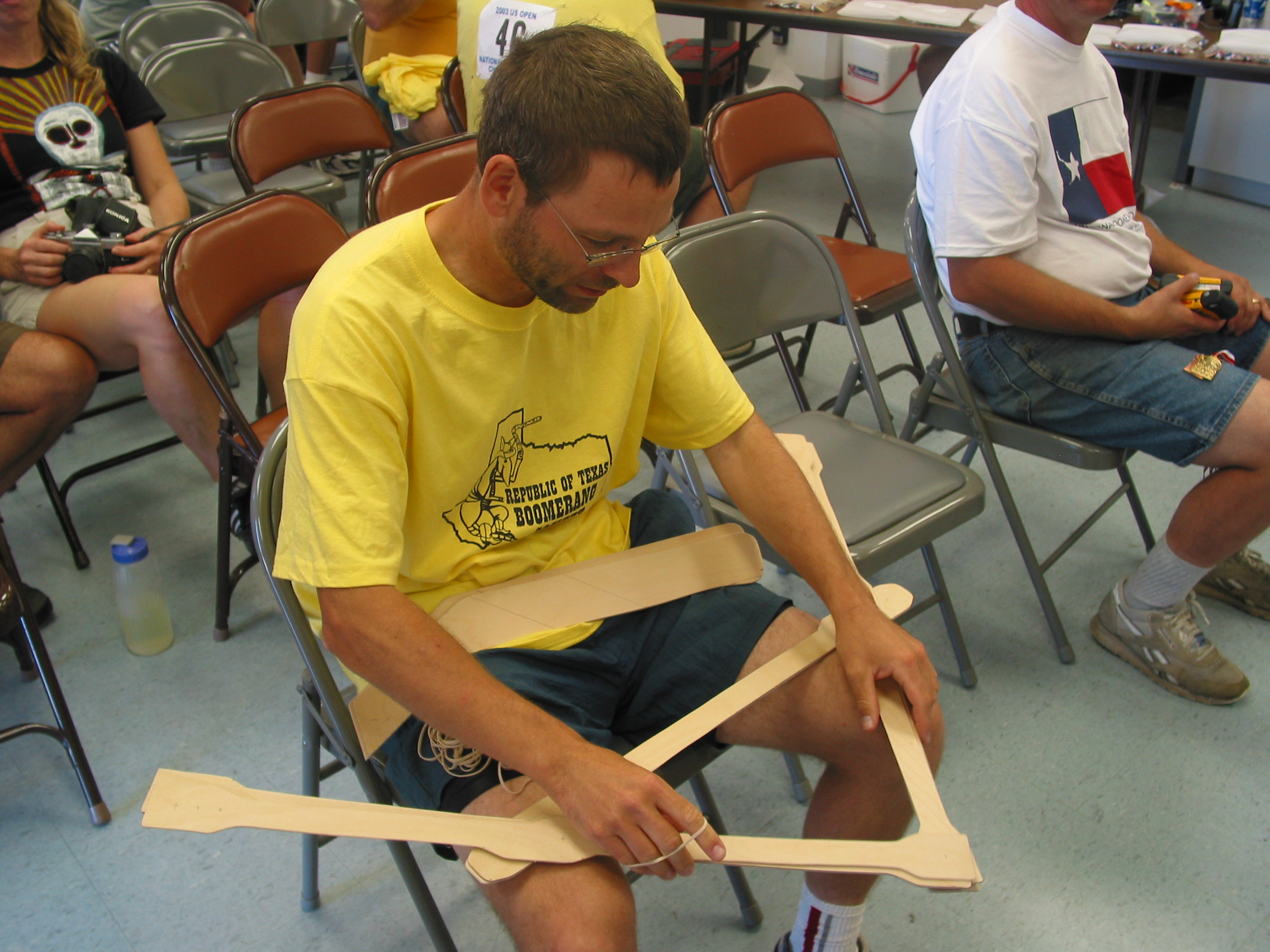 Jens Krabbe works on his Mega-Boom