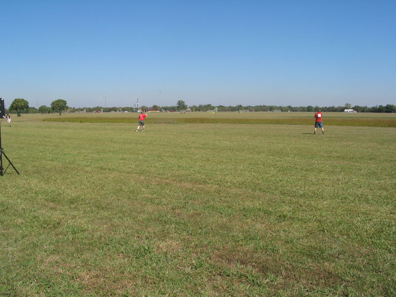 Kendall Davis and Steve Graham in a throw-off