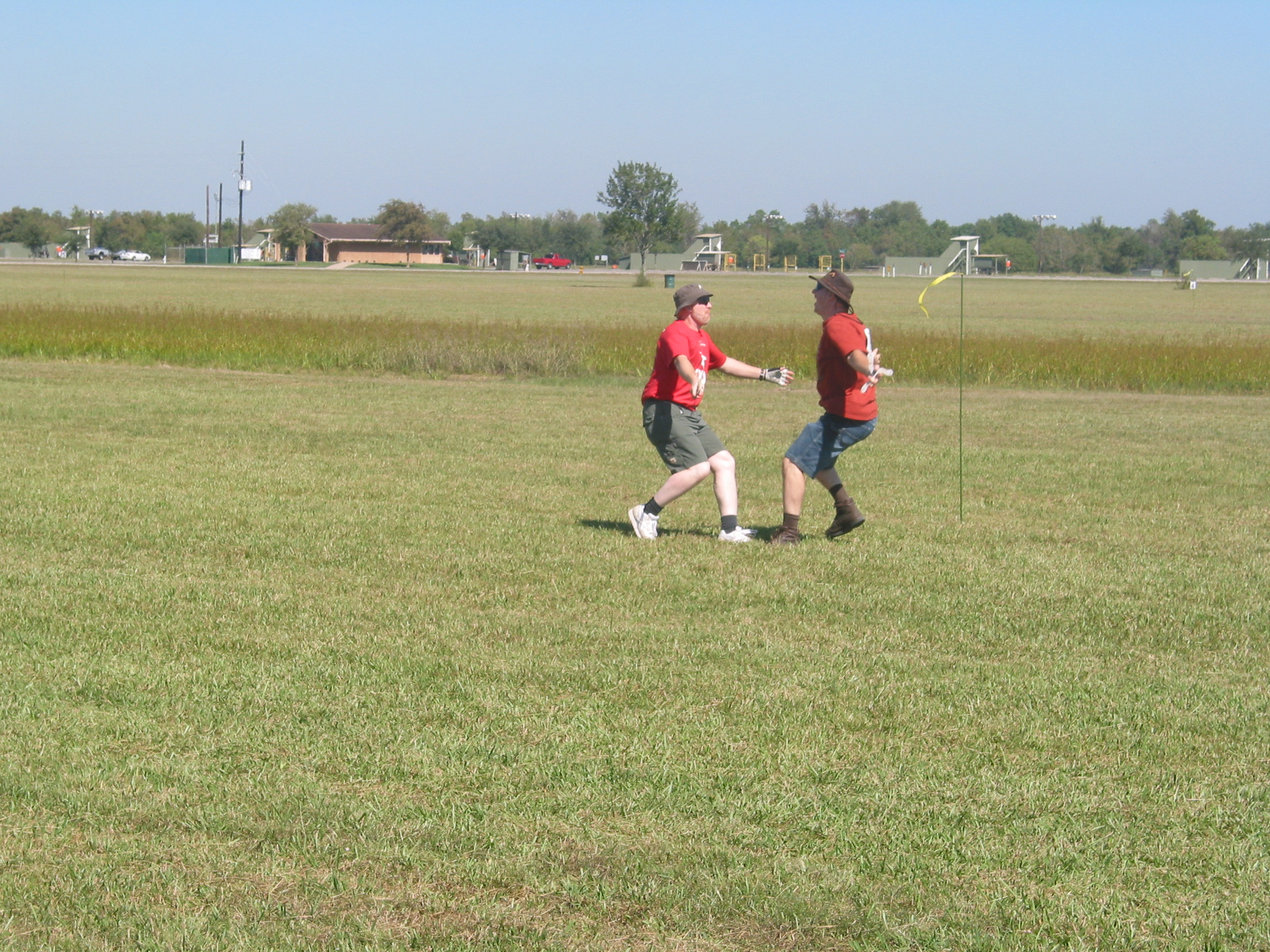 Kendall and Steve are jubilant after their throw-off