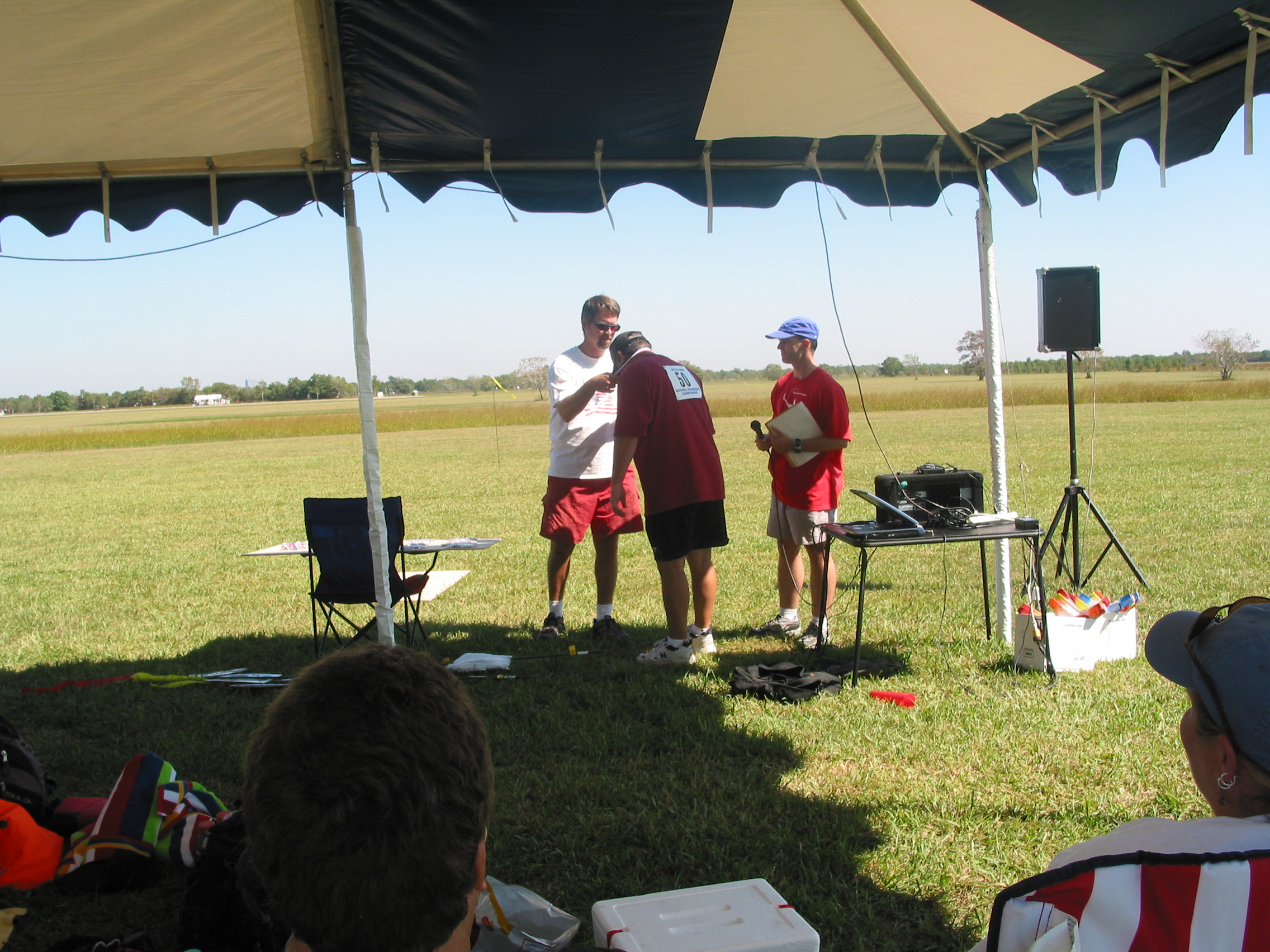 Bruce's first medal - A gold for Endurance