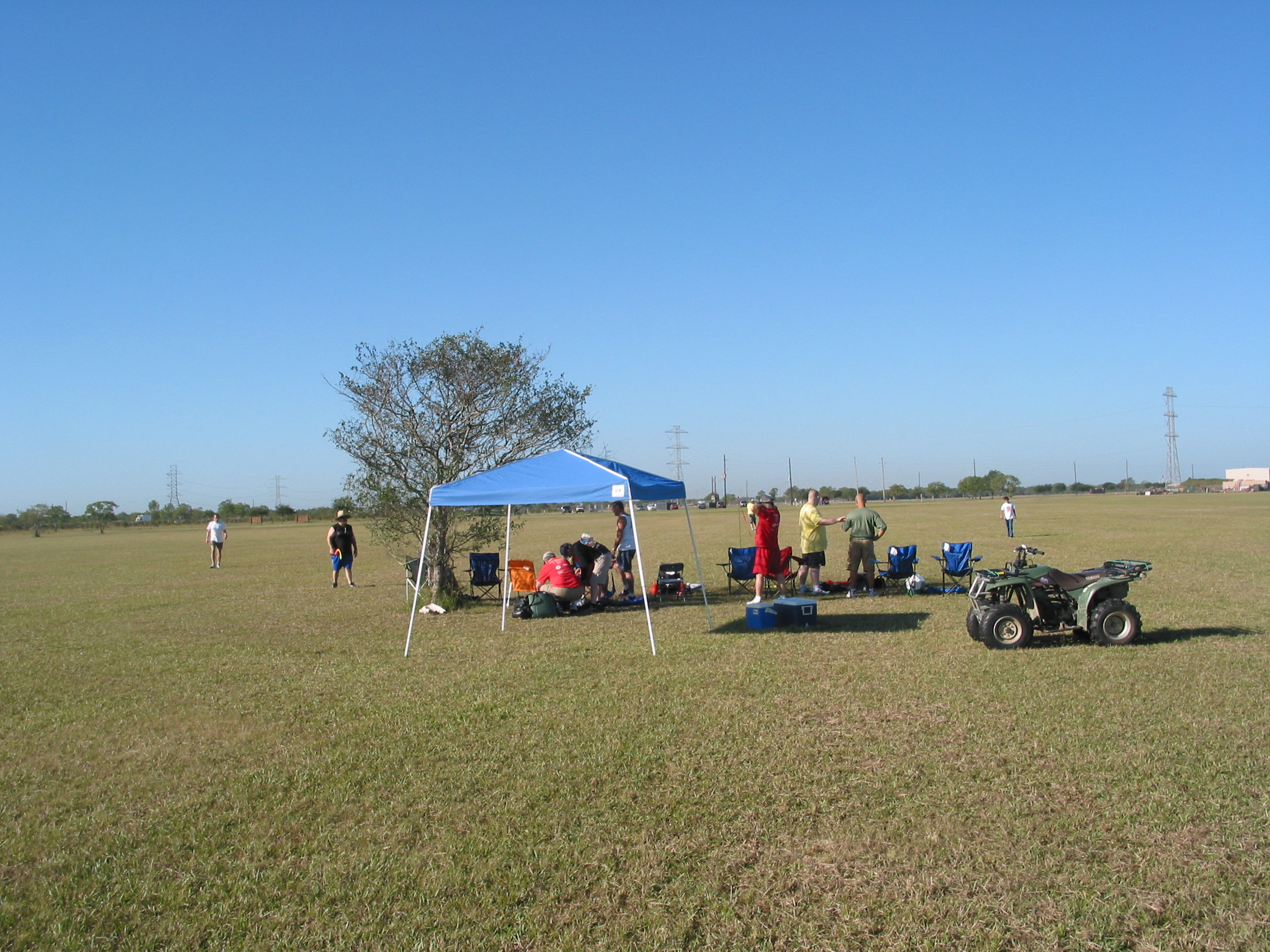 Our small encampment.